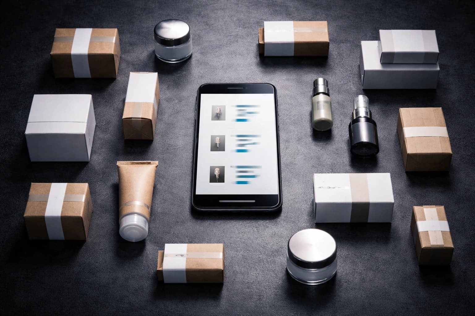 Smartphone displaying branded dealer ordering app interface for distribution network