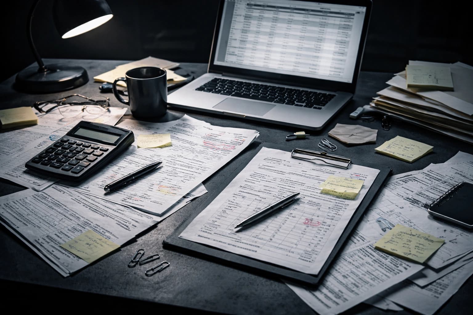 Cluttered operations desk with manual order sheets representing the real cost of unstructured dealer order processing