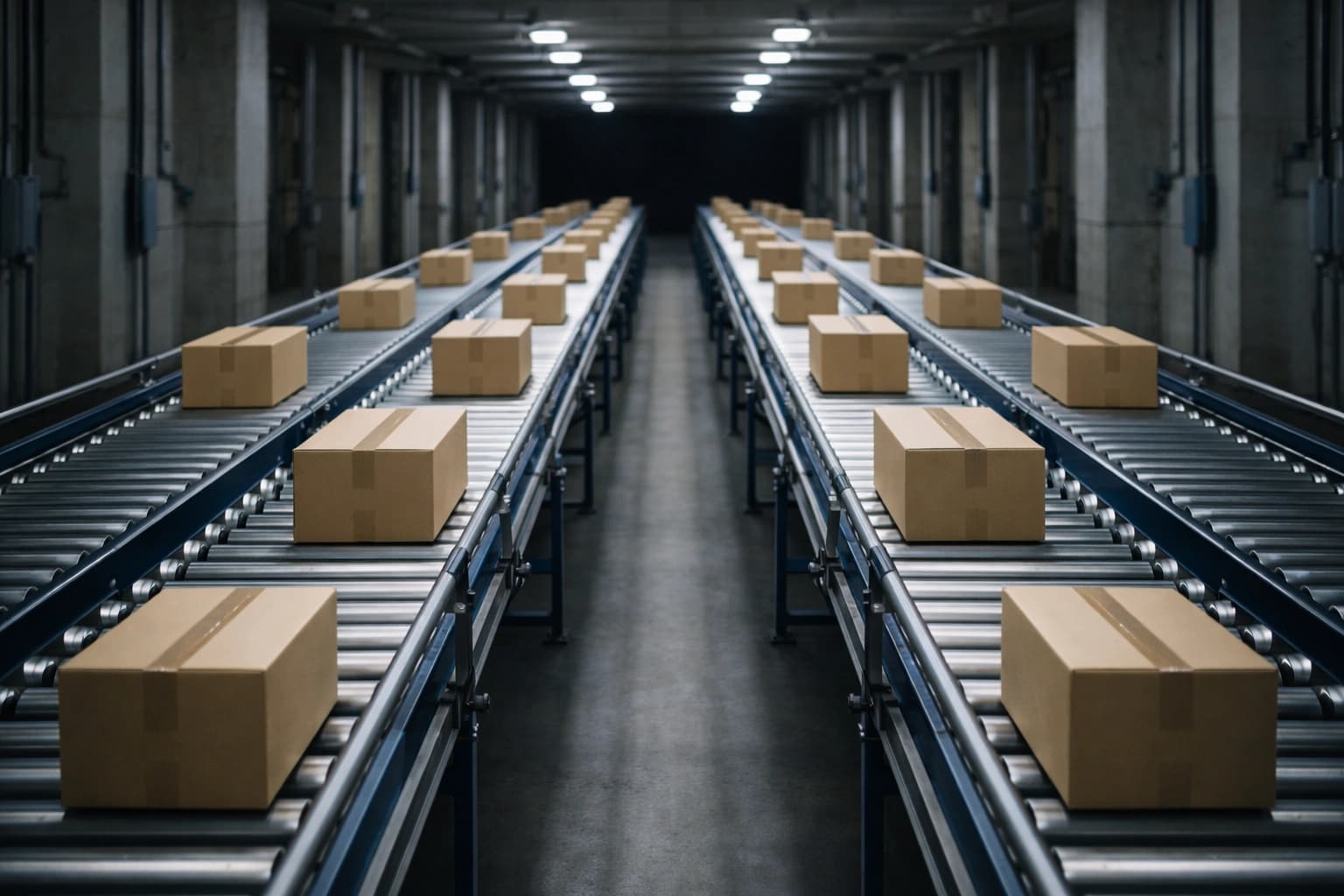 Architecture diagram comparing the operational scope of a distribution management system against a dealer commerce platform