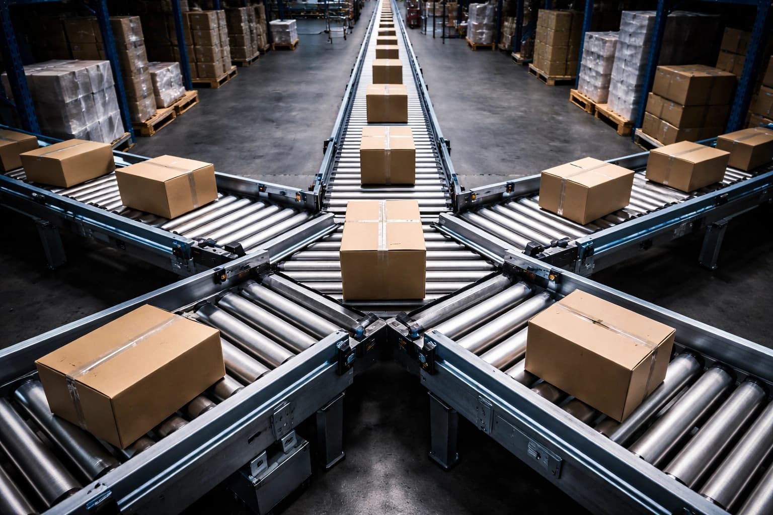 Multi-channel order capture diagram showing WhatsApp email portal and field sales converging into one system